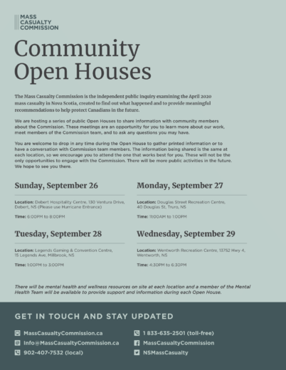 Poster (Open Houses) September 2021